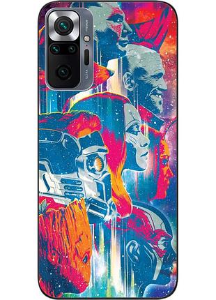 Силіконовий чохол epik для xiaomi redmi note 10 pro з картинкою стражі галактики арт