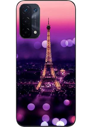 Силиконовый чехол epik для oppo a54 5g с картинкой париж ночью