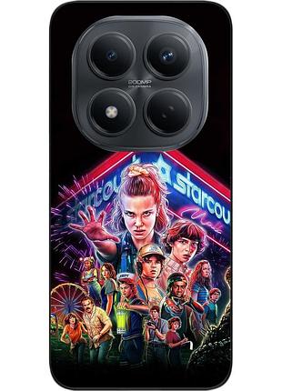 Силиконовый чехол epik для xiaomi redmi note 15 pro 5g с принтом stranger things команда