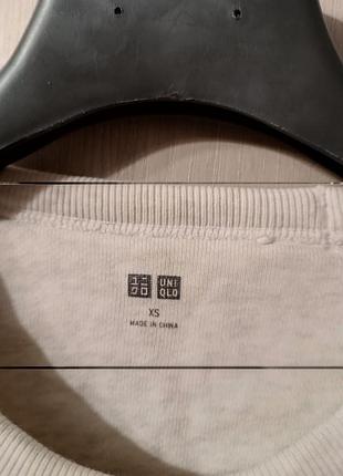 Свитшот реглан uniqlo оверсайз 2