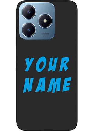 Саме чохол epik для realme с63 4g бампер із ім'ям друк на чохлі