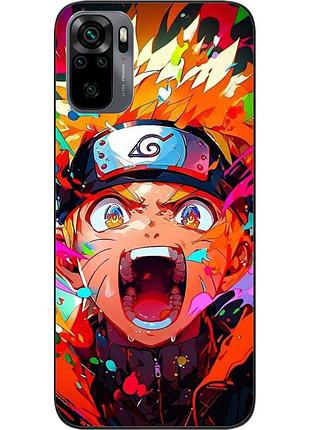 Силіконовий чохол epik для xiaomi redmi note 10s з картинкою наруто узумакі арт