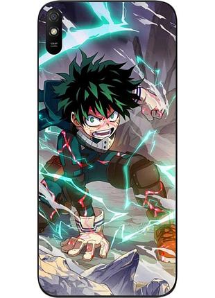 Силиконовый чехол epik для xiaomi redmi 9a с картинкой изуку мидория