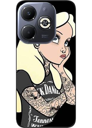 Силиконовый чехол бампер epik для infinix smart 8 plus (x6526) с картинкой золушка