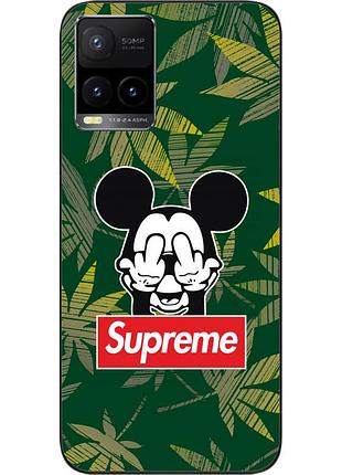 Оригинальный чехол epik для vivo y21 с картинкой микки supreme