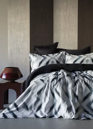 Постільна білизна issimo home quadra сатин digital євро 2