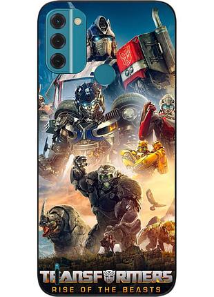Силиконовый чехол epik для nokia c31 с картинкой трансформеры