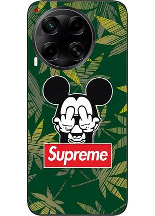 Силиконовый чехол epik для tecno camon 30 (cl6) с картинкой микки supreme