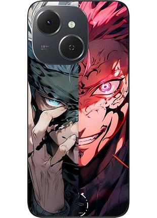 Чохол силіконовий epik для tecno spark 40c (km4k) з малюнком jujutsu kaisen темна дуель