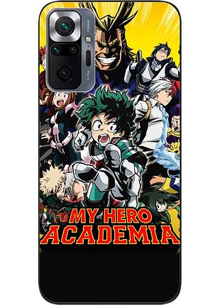 Силіконовий чохол epik для xiaomi redmi note 10 pro з картинкою my hero academia