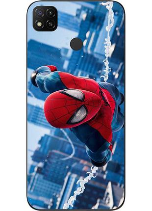 Силиконовый чехол epik для xiaomi redmi 9c с картинкой герой паук
