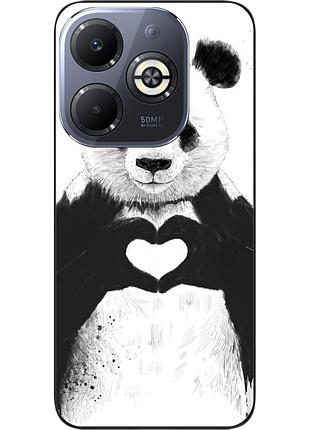 Чохол силіконовий epik для infinix smart 8 plus (x6526) з картинкою панда