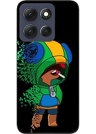 Чохол силіконовий epik для motorola g86 5g з принтом леон