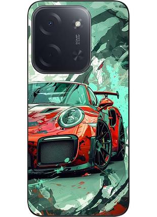 Чохол силіконовий epik для xiaomi poco c85 з принтом червоний дрифт