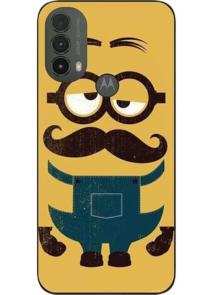Силиконовый чехол epik для motorola moto e40 с картинкой миньон