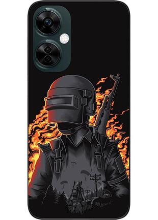 Силиконовый чехол epik для oneplus nord ce 3 lite с картинкой pubg