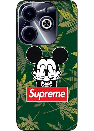 Силиконовый чехол epik для infinix hot 40i (x6528b) с картинкой микки supreme