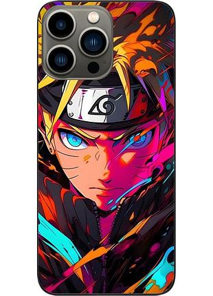 Силіконовий чохол epik для iphone 13 pro max з картинкою яскравий наруто