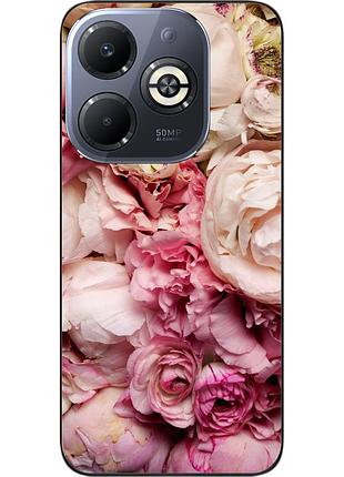 Чохол силіконовий epik для infinix smart 8 plus (x6526) з картинкою півонії