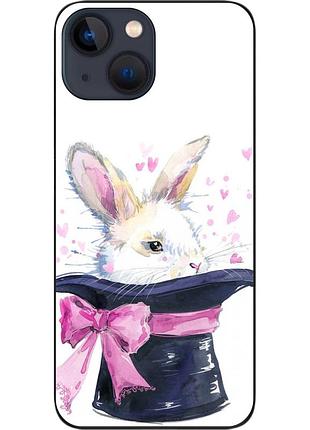 Чохол силіконовий epik для iphone 13 mini з картинкою кролик