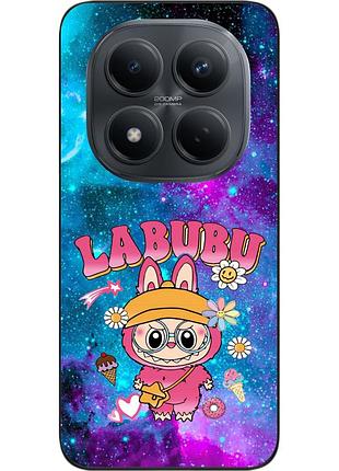 Силиконовый чехол epik для xiaomi redmi note 15 pro 5g с принтом labubu галактика
