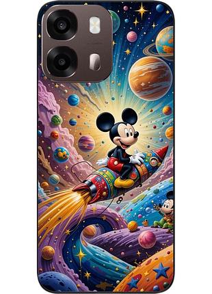 Чохол силіконовий epik для oppo a6s з зображенням космічна пригода міккі мауса
