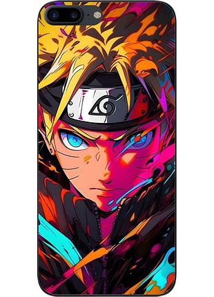 Силіконовий чохол epik для iphone 8 plus з картинкою яскравий наруто