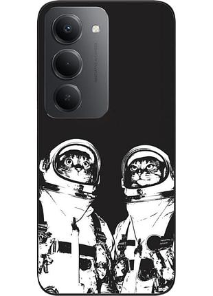 Силиконовый чехол бампер epik для xiaomi redmi 15 космонавты коты