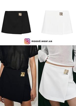 Zara спідниця-шорти асиметричні