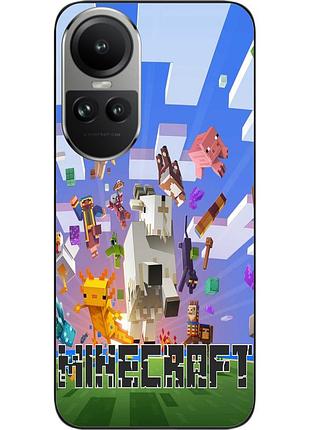Оригінальний чохол epik для oppo reno 10 5g / 10 pro 5g з картинкою майнкрафт
