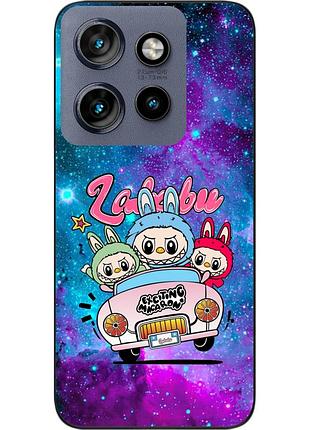 Силіконовий чохол epik для motorola edge 60 neo з принтом labubu космос