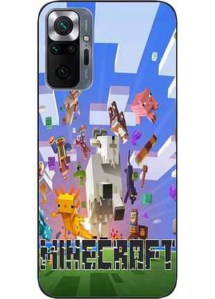 Оригінальний чохол epik для xiaomi redmi note 10 pro з картинкою майнкрафт