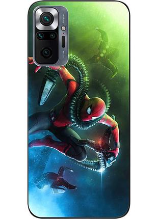 Силіконовий чохол epik для xiaomi redmi note 10 pro з картинкою людина-павук