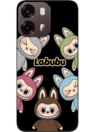 Чехол силиконовый epik для oppo a6s с принтом labubu команда