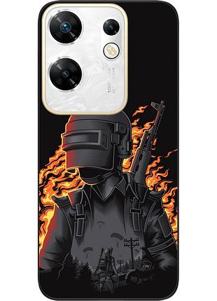 Силиконовый чехол epik для infinix zero 30 4g с картинкой pubg