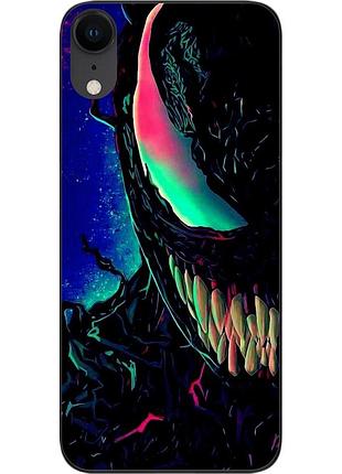 Силіконовий чохол epik для iphone xr з картинкою яскравий веном