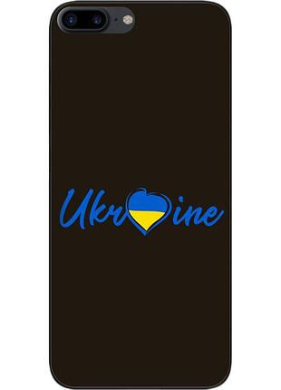 Силіконовий чохол epik для iphone 8 plus з картинкою україна