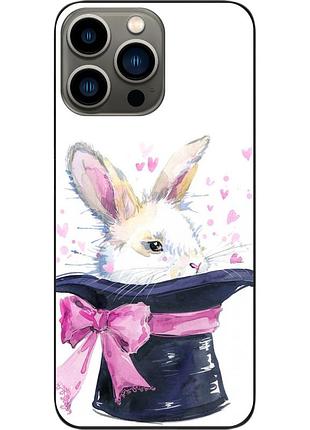 Чохол силіконовий epik для iphone 13 pro max з картинкою кролик