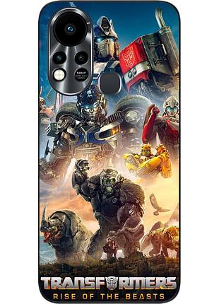 Силиконовый чехол epik для infinix hot 11s с картинкой трансформеры