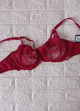 Новый бюстгальтер кружевной pour moi р.38/dd 85/e