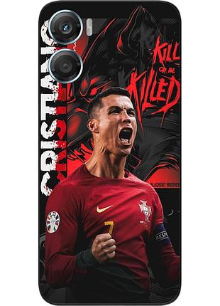 Чохол силіконовий epik для motorola g06 з зображенням кріштіану лють