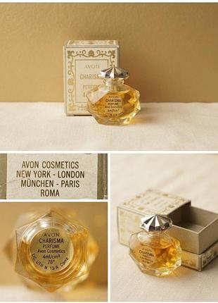 Вінтажні парфуми avon charisma, 4 мл (оригінал, рідкість)