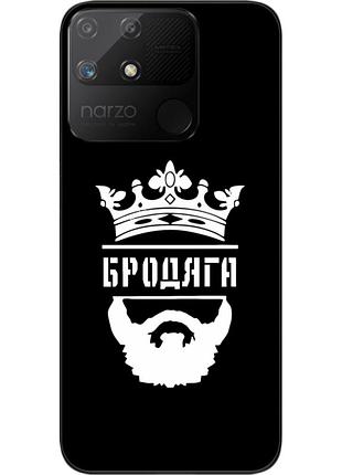 Силиконовый чехол epik для realme narzo 50a с картинкой бродяга