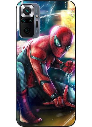 Силіконовий чохол epik для xiaomi redmi note 10 pro з картинкою spider-man