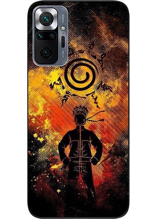 Силіконовий чохол epik для xiaomi redmi note 10 pro з картинкою золотий наруто