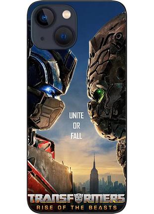 Силиконовый чехол epik для iphone 13 mini с картинкой трансформеры звероботы