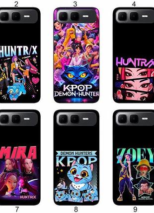 Силиконовый чехол kpop demon hunters для infinix smart 10 plus (x6725b) кей-поп дизайн