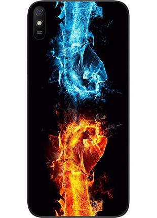 Силиконовый чехол epik для xiaomi redmi 9a с картинкой сопротивление