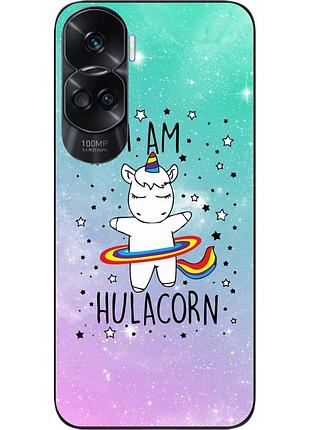 Силиконовый чехол epik для honor 90 lite с картинкой единорог