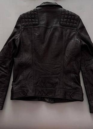 Мужская кожаная куртка косуха allsaints 4